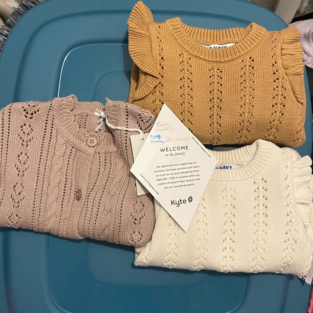 Girls 12-18 Month Fall Knit Bundle